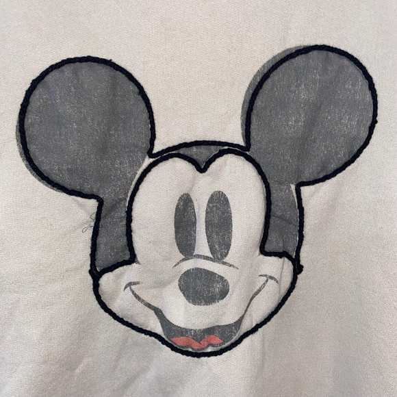 Disney Mickey Mouse Hoodie XXL Beige - Picture 3 of 5